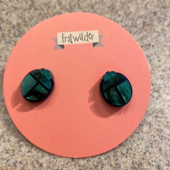 Erstwilder Jewelry - Erstwilder Scarab Earrings NWOT